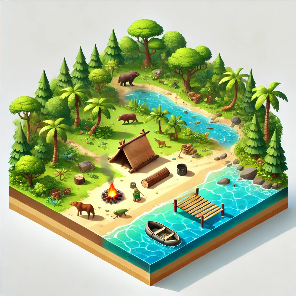 Island Survival 3D Tale: A Story of Endurance and Exploration